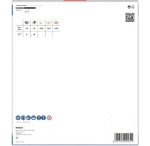 Bosch Expert Produktinformationen zu Schleifmitteln und Drehzahlen