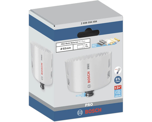 Bosch Pro Multi Material Lochsäge PC Plus, 83 Millimeter Durchmesser