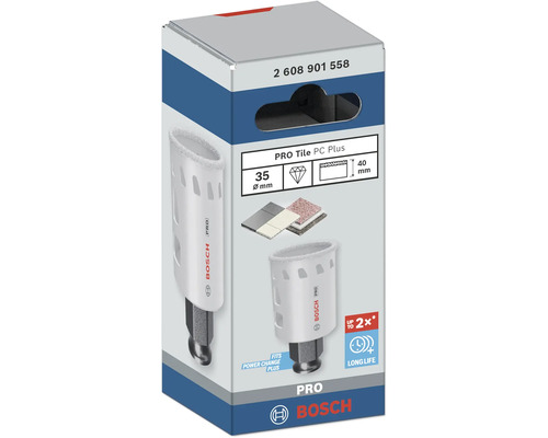 Bosch Pro Fliesenbohrer PC Plus, 35 Millimeter Durchmesser