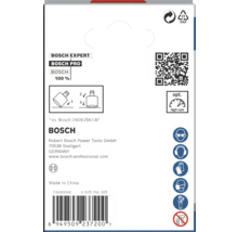 Bosch Expert Bosch Pro Produktverpackung mit Sicherheitshinweisen und Barcode