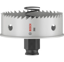 Lochsäge mit Bohrer und Bosch Logo