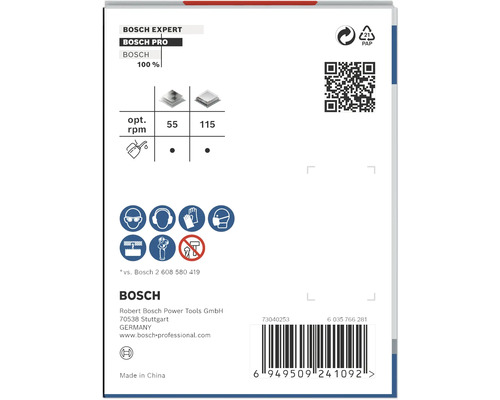 Produktinformationen Bosch Expert Schleifblätter
