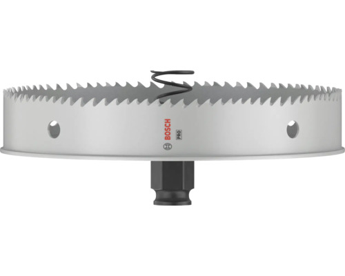 Lochsäge mit gezahntem Rand und Bosch Logo