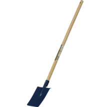 Spaten mit Holzstiel