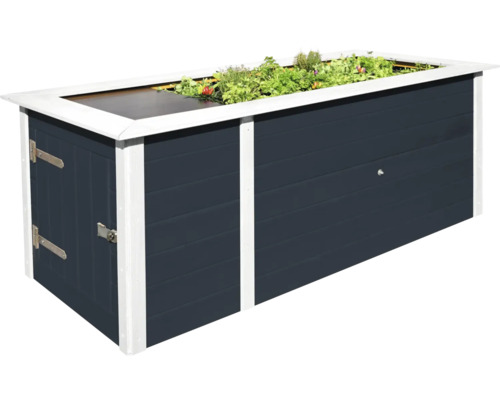 Hochbeet mit Stauraum für den Garten