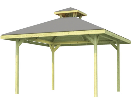 Holzpavillon mit Dach