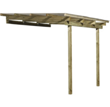 Holz Carport Bausatz mit zwei Pfosten