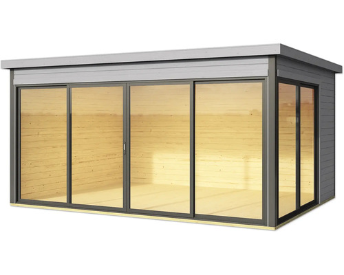 Gartenhaus mit Schiebetüren