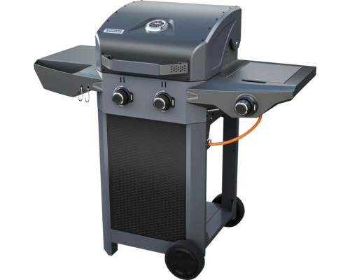 Elektrogrill TENNEKER Carbon mit digitale Temperaturanzeige und Warmhalterost