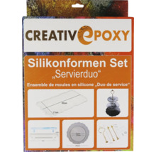 Creativepoxy Silikonformen Set Servierduo