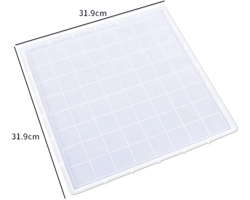 Quadratische Silikonform, 31,9 cm