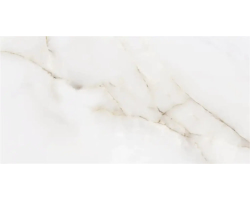 form & style Feinsteinzeug Wand- und Bodenfliese SIENA Onyx gold 32 x 62,5 x 0,9 cm Dekorative Fliese mit Marmorstruktur