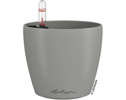 Blumentopf CLASSICO Color 14 Lechuza Kunststoff 13,7 x 13,7 x 15,2 cm sandbraun Lechuza Blumentopf mit Wasserstandsanzeige
