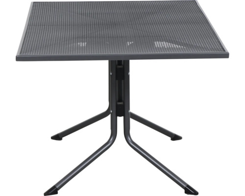 Quadratischer Klapptisch aus Metall für den Aussenbereich