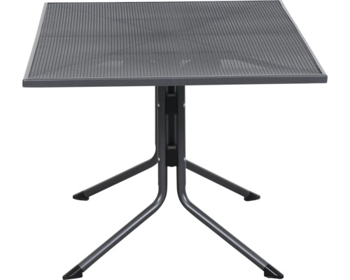 Quadratischer Klapptisch aus Metall für den Außenbereich