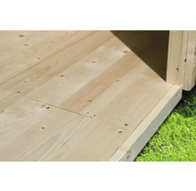 Holzfußboden im Detailansicht