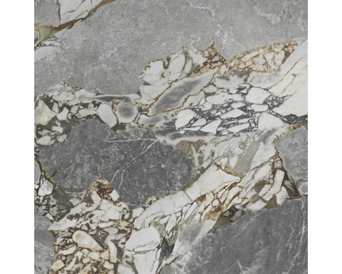 Nahaufnahme einer Fliese mit Marmoroptik