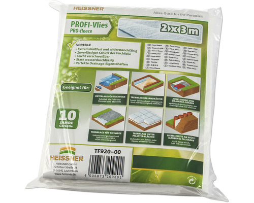Verpackung Teichvlies 2 x 3 Meter