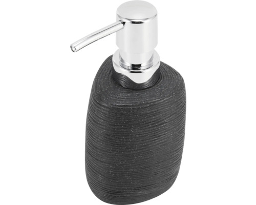 Seifenspender aus Keramik mit Chrompumpe