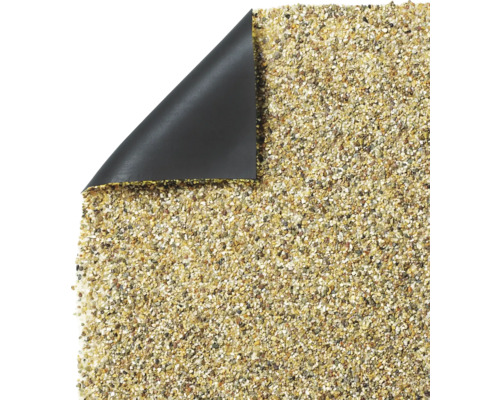 Steinfolie Heissner Steinfolie 40 cm x 250 cm, 5 mm Dachpappe mit Kiesbeschichtung