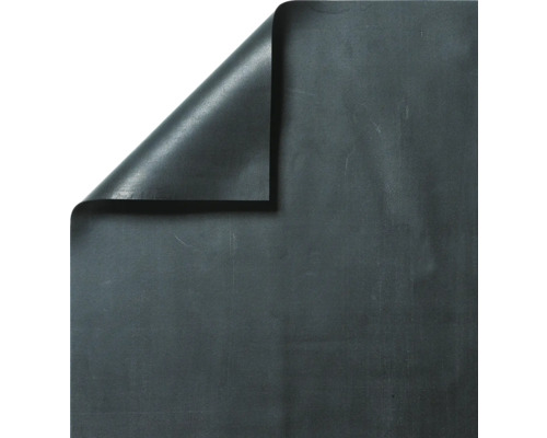Universalfolie Heissner PVC Universalfolie 1 x 6m, 0,5 mm, schwarz Schallschutzmatte mit umgeschlagener Ecke