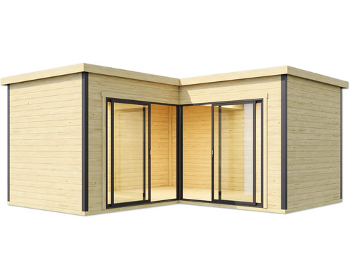 Gartenhaus mit Schiebetüren