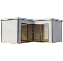 Holz Gartenhaus mit Schiebetüren
