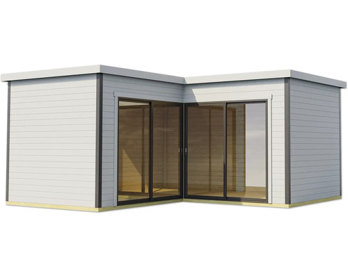 Holz Gartenhaus mit Schiebetüren