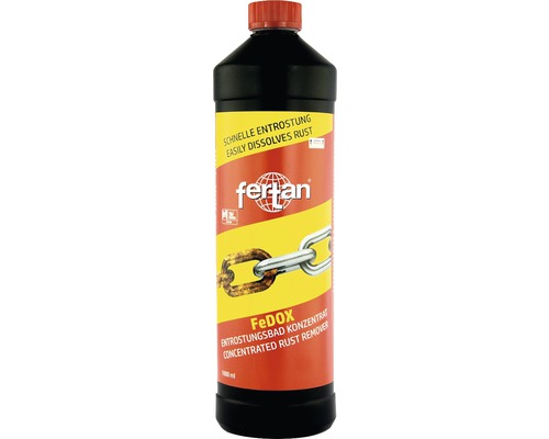Rostumwandler FERTAN FeDOX Entrostungsbad Konzentrat 23630 1 Liter Flasche Fertan FeDox Entroster Konzentrat