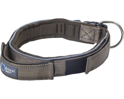 Hundehalsband aus Stoff mit Metallschnalle und Ring