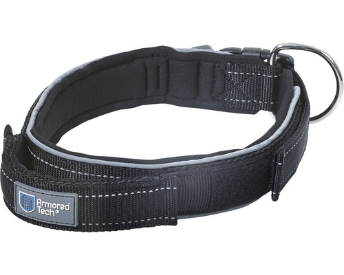 Hundehalsband mit Metallschnalle und Armored Tech Logo