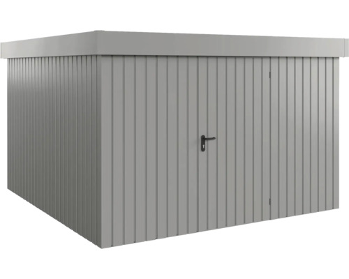 Gartenhaus Hörmann EcoStar Euroline Flachdach, Einzeltür 333 x 325 cm graualuminium