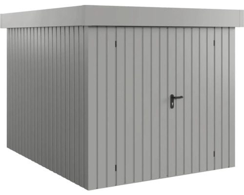 Gartenhaus Hörmann EcoStar Euroline Flachdach, Doppeltür 237 x 278 cm graualuminium