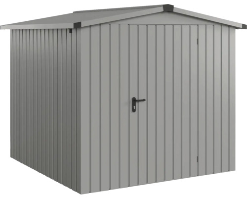Gartenhaus Hörmann EcoStar Euroline Satteldach, Einzeltür 237 x 229 cm graualuminium