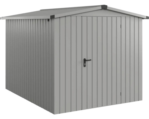 Gartenhaus Hörmann EcoStar Euroline Satteldach, Einzeltür 237 x 278 cm graualuminium