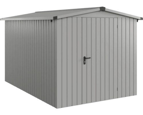 Gartenhaus Hörmann EcoStar Euroline Satteldach, Einzeltür 237 x 325 cm graualuminium