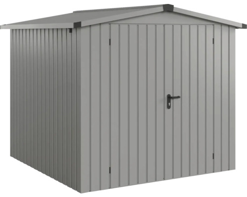 Gartenhaus Hörmann EcoStar Euroline Satteldach, Doppeltür 237 x 229 cm graualuminium