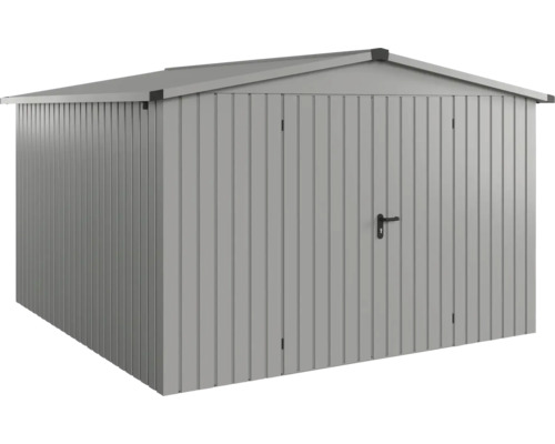 Gartenhaus Hörmann EcoStar Euroline Satteldach, Doppeltür 333 x 325 cm graualuminium
