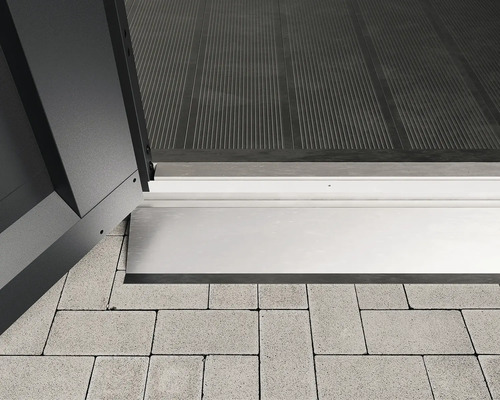 Bodenrampe Hörmann EcoStar Euroline 105,5 x 11 x 4 cm silber