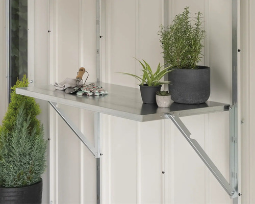 Klapptisch Hörmann EcoStar Euroline 50 x 72 x 0,15 cm silber