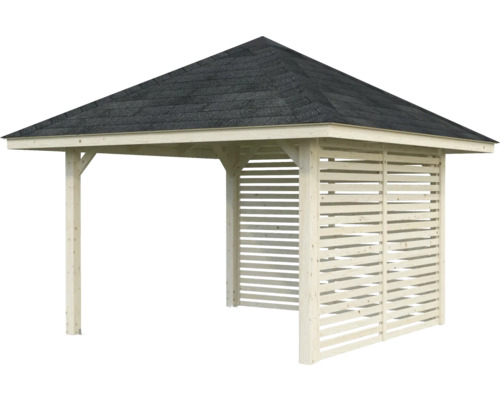 Holzpavillon mit Dach