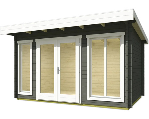 Gartenhaus mit Fenstern und Doppeltür