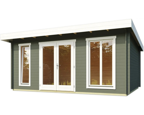 Gartenhaus mit Doppeltür und Fenstern