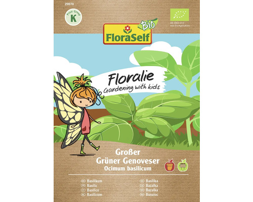 Basilikum Großer Grüner Genoveser Floraself Floralie & Flo Samenfestes Saatgut Kräutersamen Basilikum Großer Grüner Genoveser Floraself Floralie & Flo Samenfestes Saatgut Kräutersamen