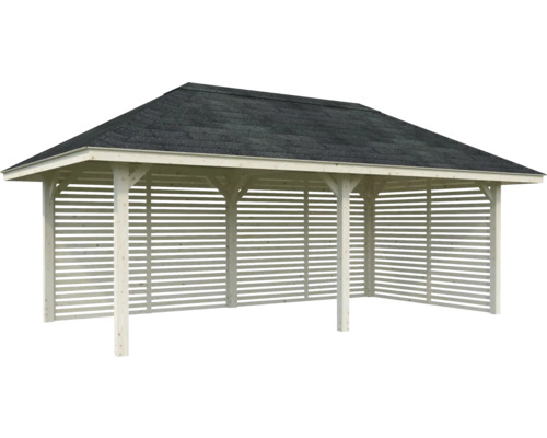 Holzcarport mit Dachpappe