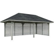 Holzpavillon mit Dach