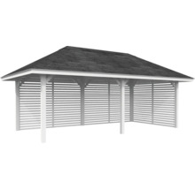 Carport aus Holz mit Dach