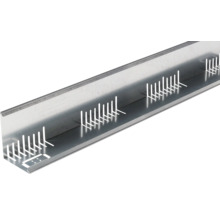 Kabelschacht aus Metall mit Aussparungen für Kabel