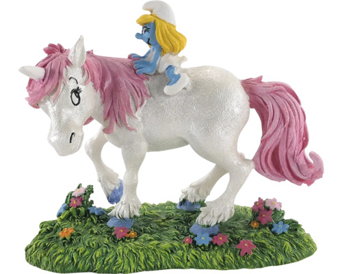 Aquariumdekoration ORBIT Schlümpfe Einhorn mit Schlumpfine ca. 15 x 8 x 13 cm Polyesterharz Aquariumdekoration ORBIT Schlümpfe Einhorn mit Schlumpfine ca. 15 x 8 x 13 cm Polyesterharz