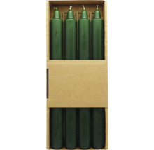 Verpackung mit acht grünen Tafelkerzen